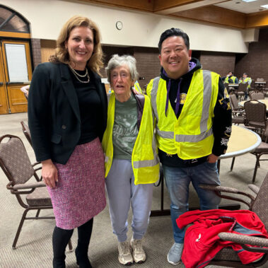 April Verlato and Steve Rhee.