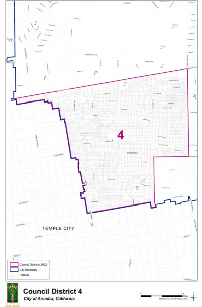 Map of Arcadia District 4.