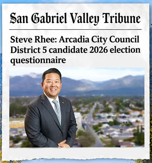 Feature-image Mock up of Steve Rhee on the front page of a newspaper.