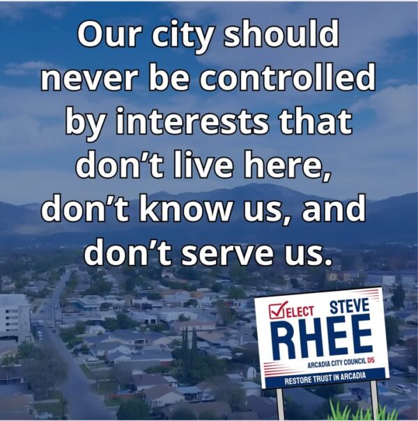 Our city should never be controlled by interests that don’t live here, don’t know us,…
